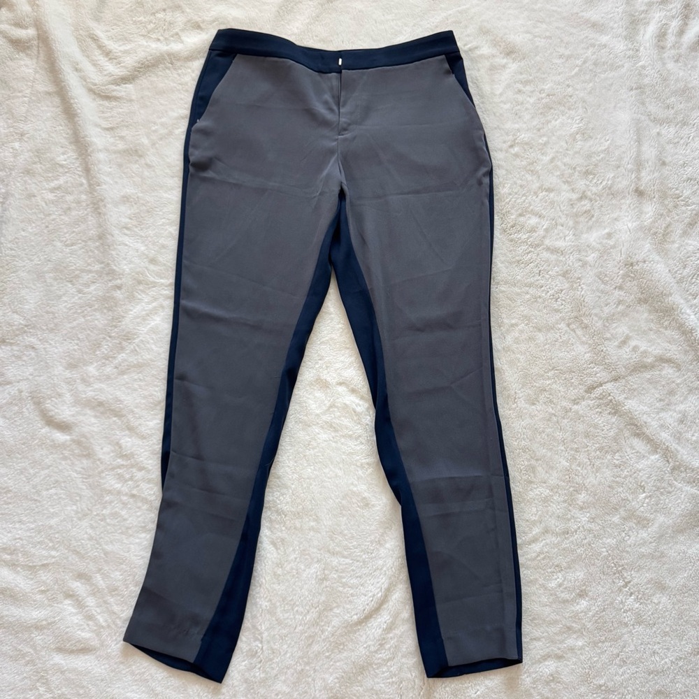 NWT Banana Republic Colorblock Grey and Blue Dress Pants 10